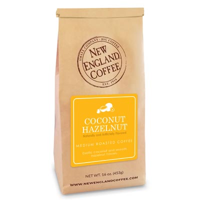 Bag of Coconut Hazelnut Flavored Coffee