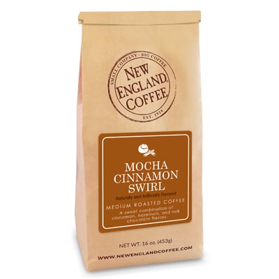Bag of Mocha Cinnamon Swirl Flavored Coffee