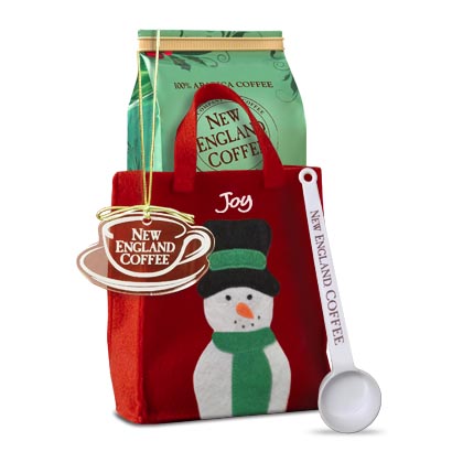 Snowman Tote – Mocha Mint Coffee Gift Set product image